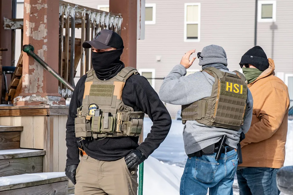 Federal officials start ICE operations in Maine, making arrests.