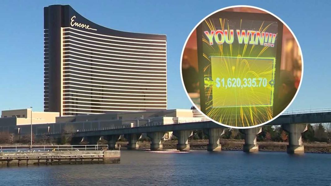 A South Shore man just hit the largest jackpot Encore Casino has ever seen! A South Shore man just hit the largest jackpot Encore Casino has ever seen!