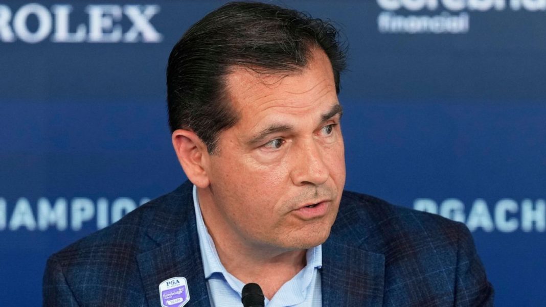 PGA of America CEO steps down to care for family.