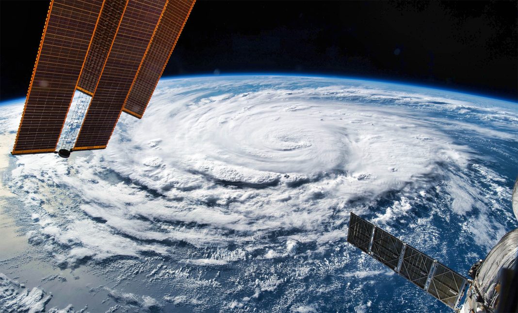 An instrument on the Space Station spotted something unknown 55 miles above Earth.