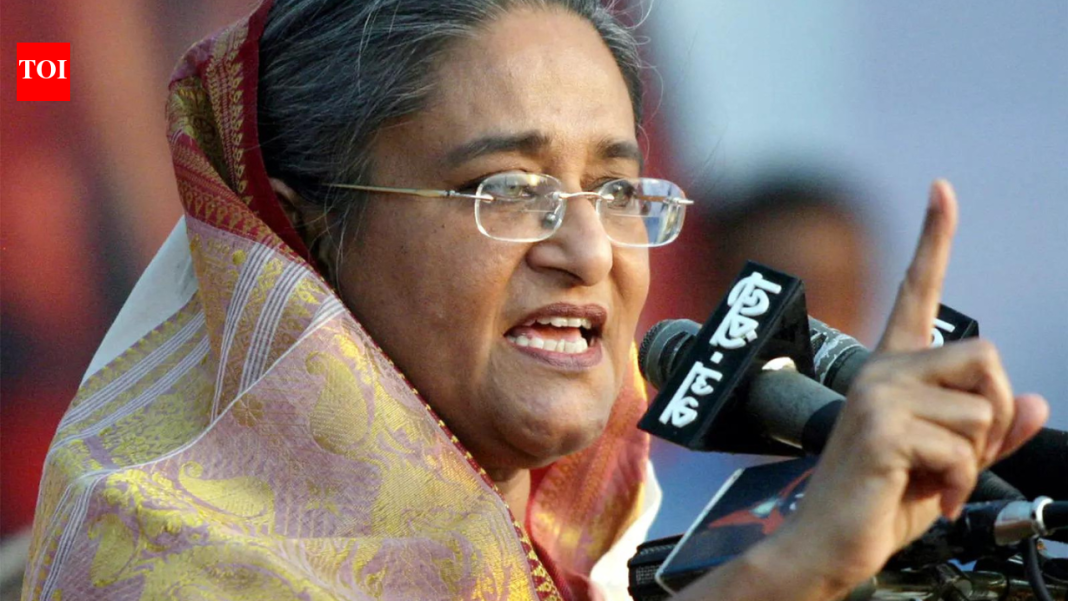 'Murderous, fascist Yunus': Hasina calls for overthrow of ‘puppet regime’ in Bangladesh; unveils 5-point plan