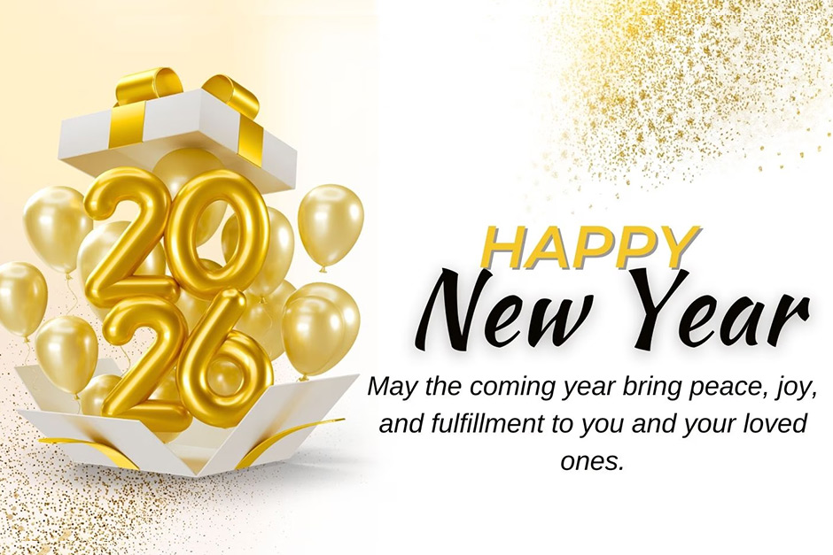 Happy New Year 2026 Wishes, Images, Status, Quotes LIVE: Share these Photos, Messages, and Greetings with Family and Friends