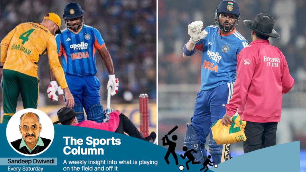 Save the umpires: ICC needs to protect them from hard-hitters like Sanju Samson, Hardik Pandya