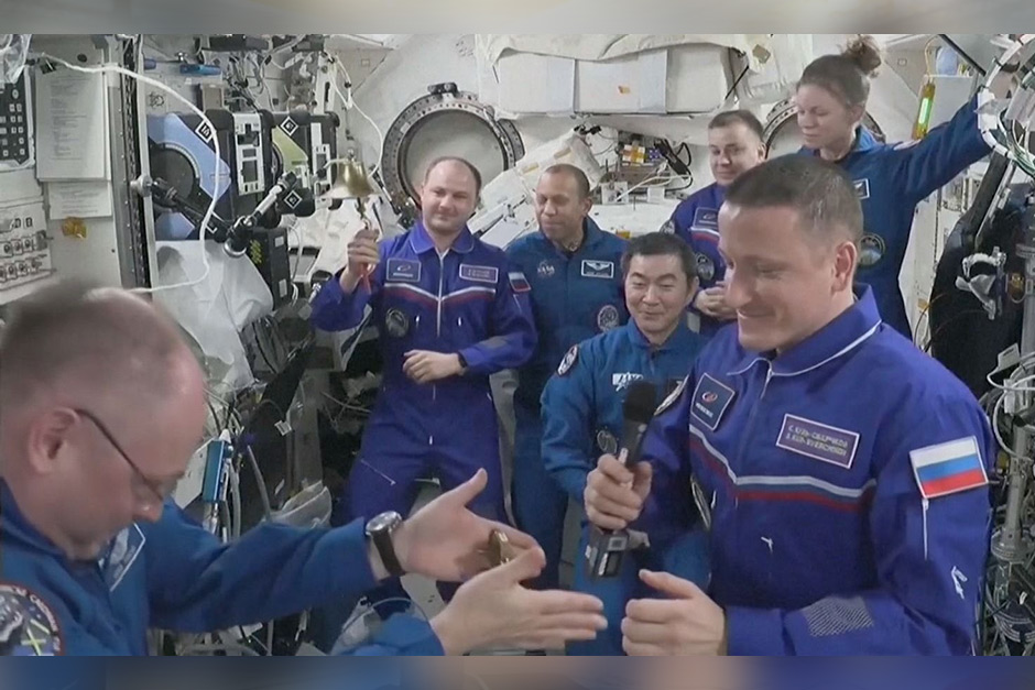 International Space Station gets new commander: Crew