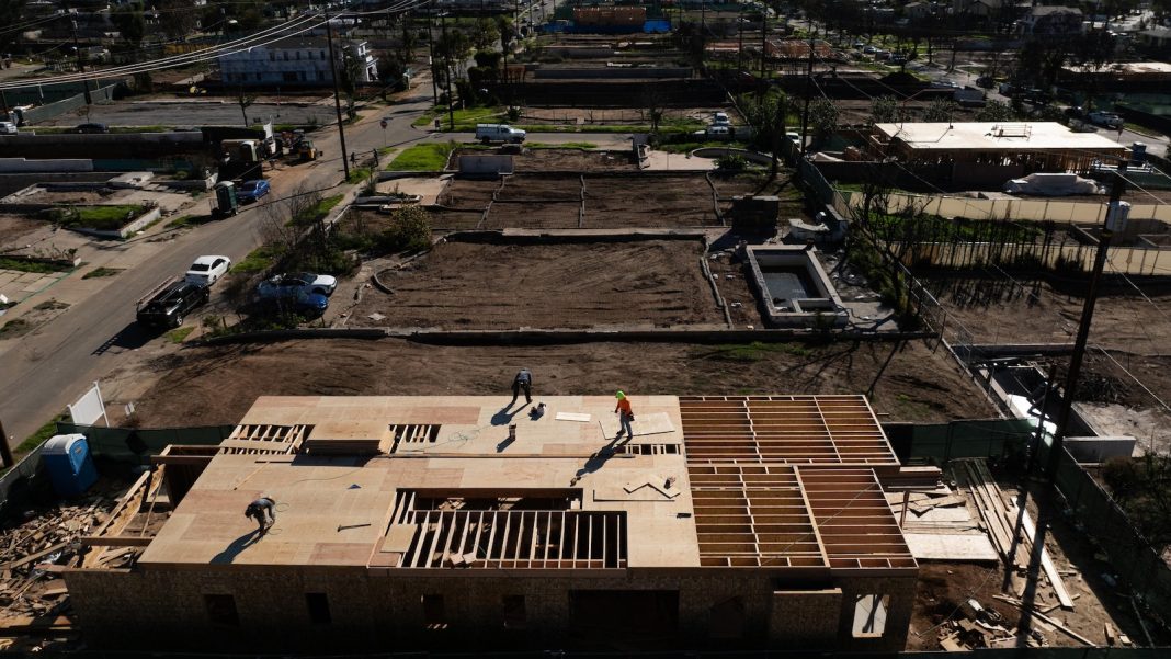 It's been a year since LA-area wildfires destroyed thousands of homes, and barely a dozen have been rebuilt.