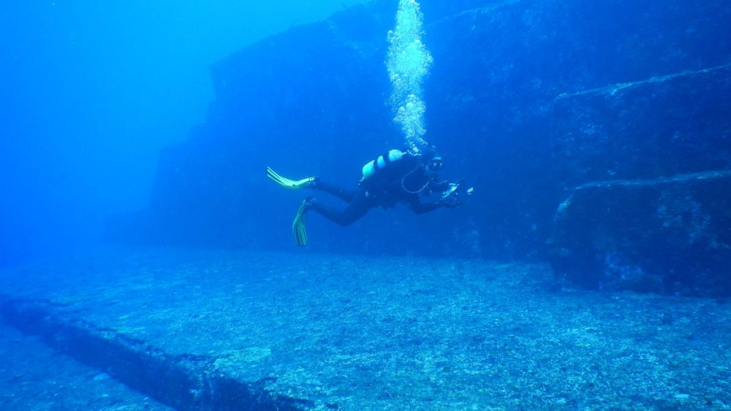 A mysterious 'Atlantis' lies underwater, just like a lost city in the ocean.