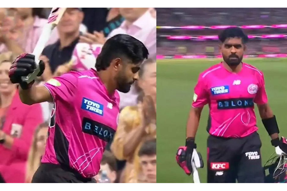Run denied, wicket lost, bat smashed: Babar Azam's angry BBL moment