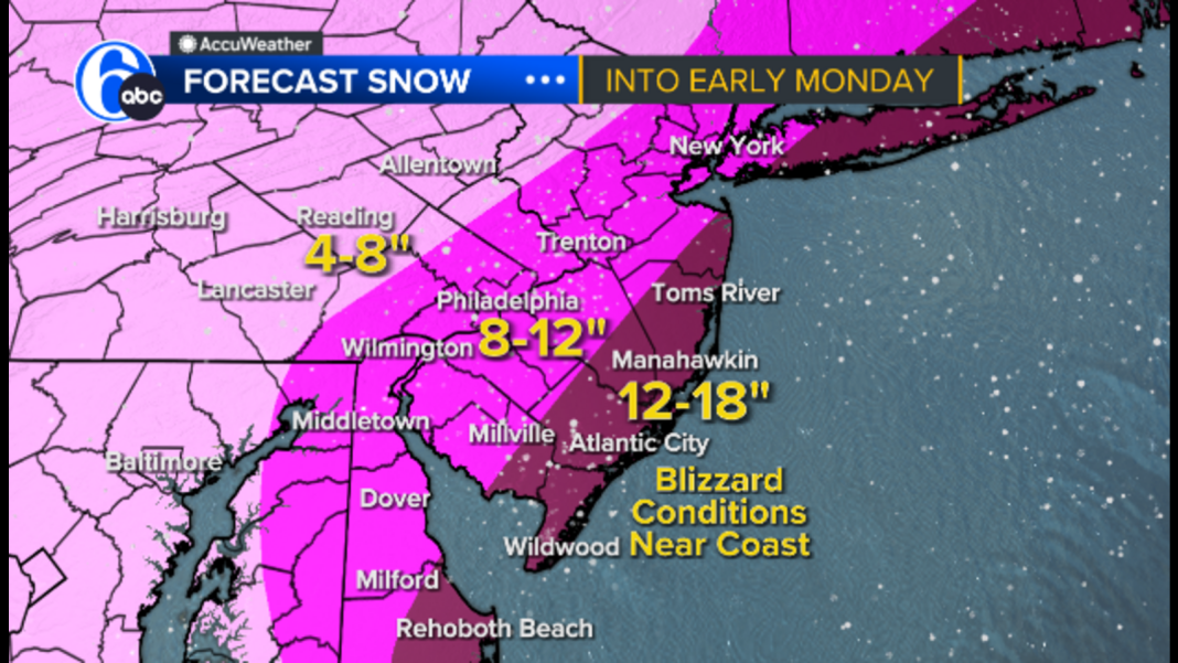 Philly Prepares: Blizzard Warning Issued as Heavy Snow Looms for the Region Philly Prepares: Blizzard Warning Issued as Heavy Snow Looms for the Region
