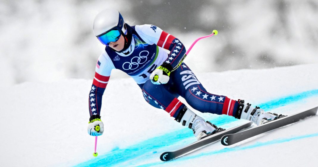Lindsey Vonn's Olympic medal hopes were gone in just 13 seconds.