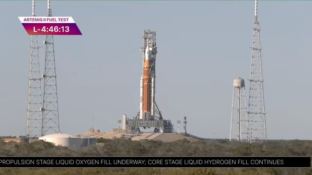 NASA's giant Artemis 2 rocket is fueling up for the moon, even though it's got a little leak. Is it good to go?