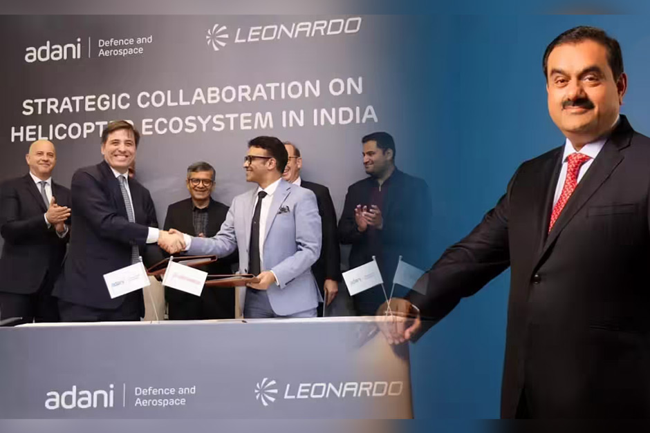 Adani arm ties up with Italian firm to build copters in India