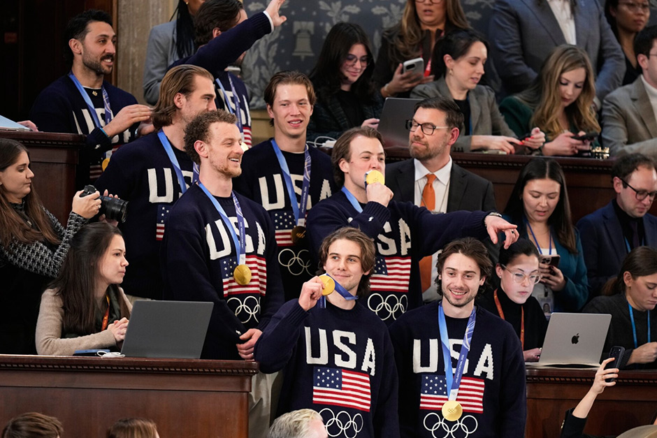 The U.S. men’s hockey team is going to the State of the Union, one way or another.