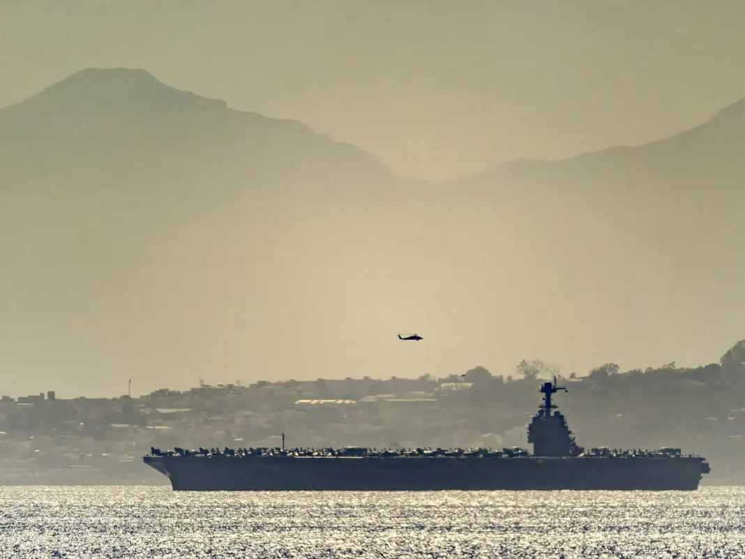 USS Gerald R Ford arrives near Israel as US Navy downplays dirty 'sewage' problem, ahead of possible Iran strike
