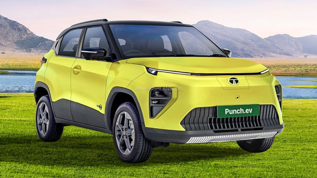 2026 Tata Punch EV Facelift Revealed Ahead Of Launch - New Colour, Alloys