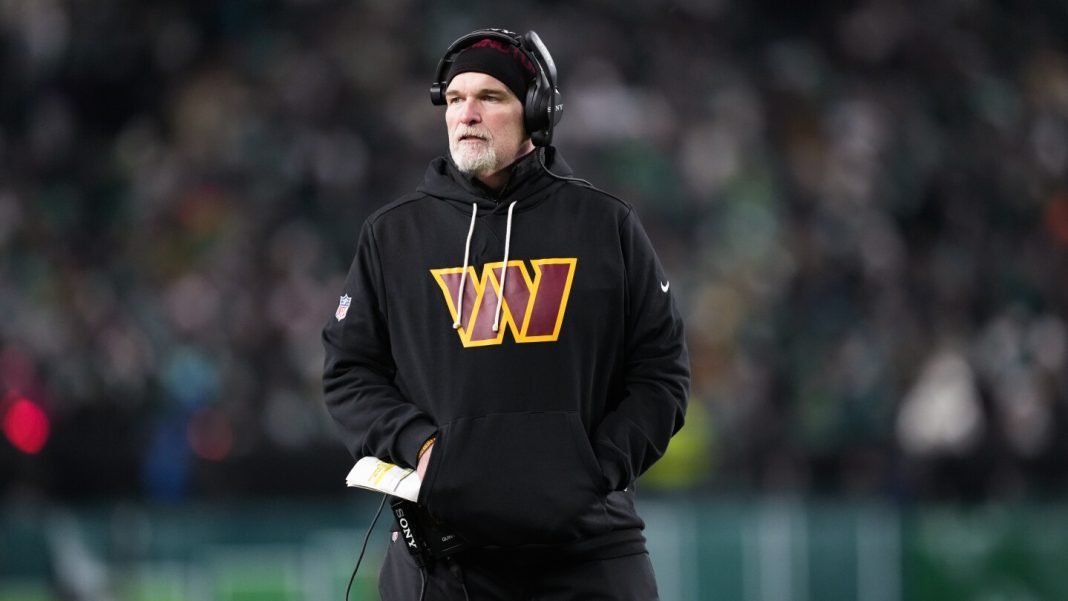 Dan Quinn noted the three empty seats for Washington Post reporters.