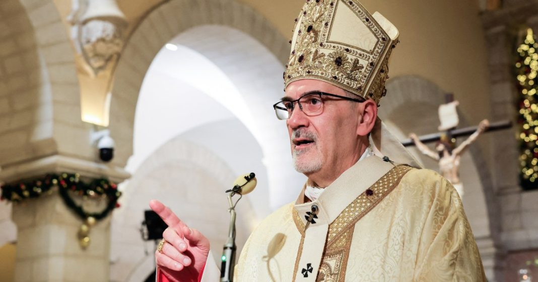 Israeli police keep Catholic leaders from Palm Sunday Mass at Jerusalem's Holy Sepulchre
