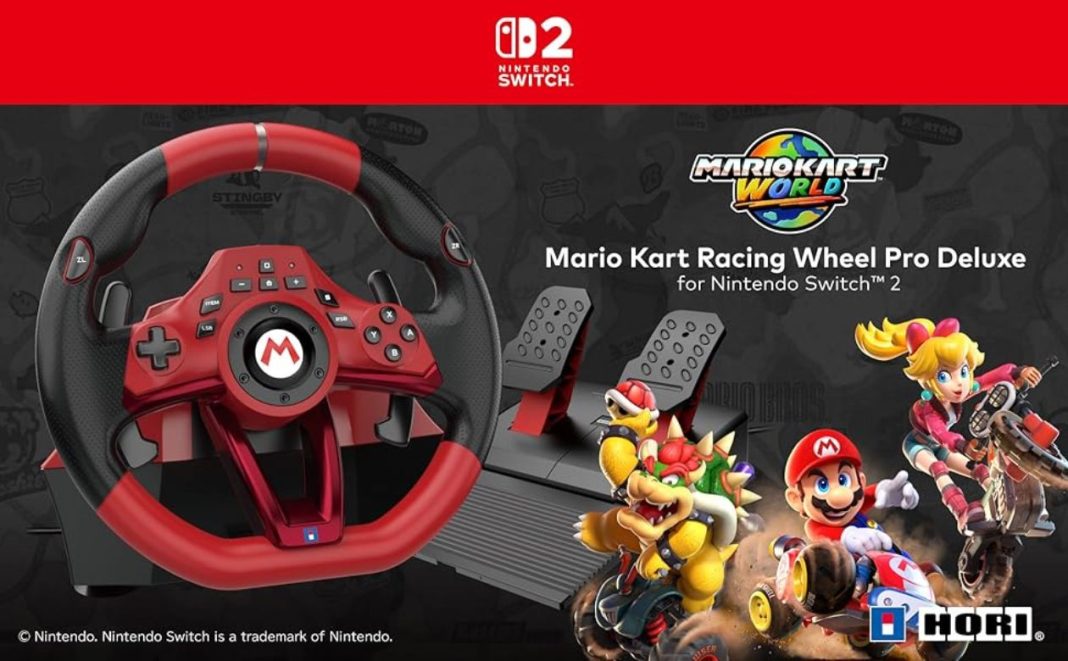 Good news for Switch 2! A Nintendo-licensed Mario Kart World racing wheel is on the way, and you can pre-order it now. Good news for Switch 2! A Nintendo-licensed Mario Kart World racing wheel is on the way, and you can pre-order it now.