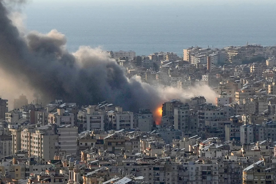 Middle East crisis live: Israel launches new attacks on Tehran and Beirut as Iran closes critical Strait of Hormuz