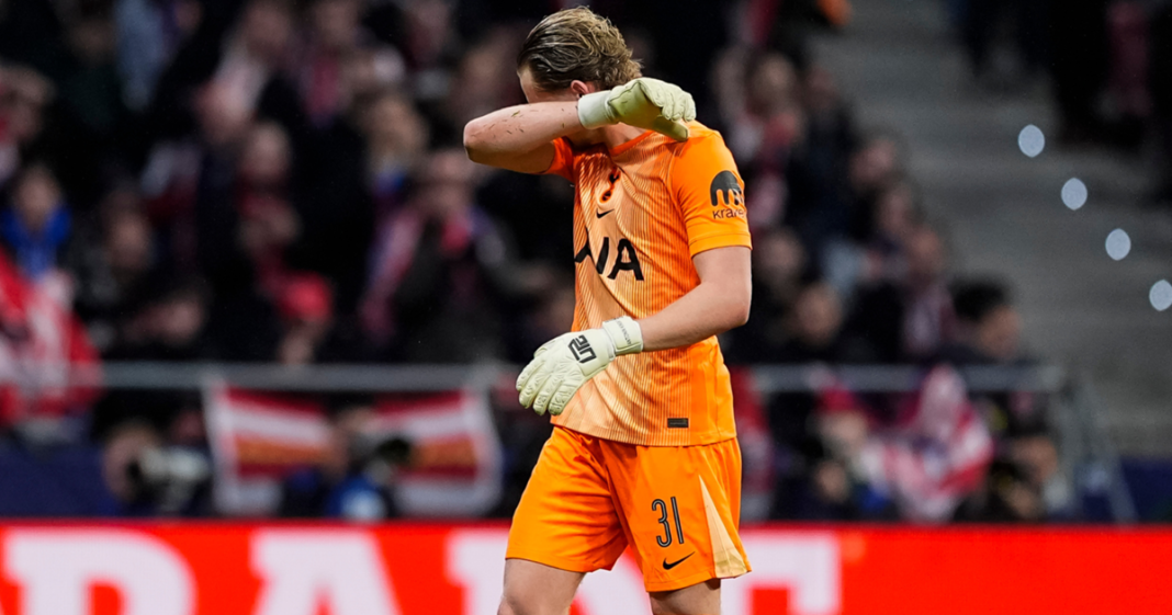 Atletico Madrid 5-2 Tottenham: Kinsky's nightmare Champions League debut gives Tudor's team work to do