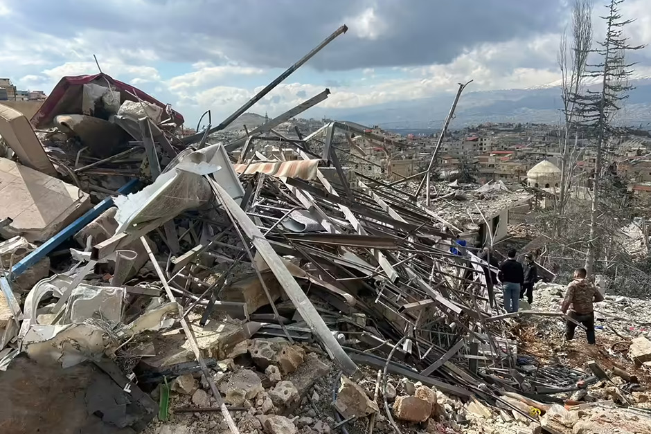 An Iranian drone damages a desalination plant in Bahrain. An Iranian drone damages a desalination plant in Bahrain.