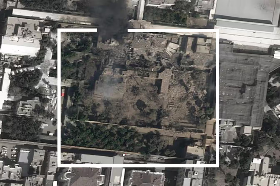 Satellite images and videos reveal where Iran struck back throughout the Middle East