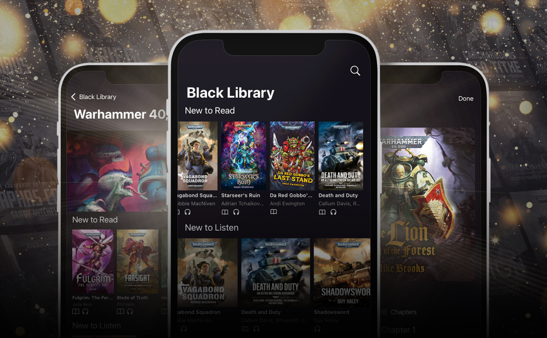 Black Library Launches All-New App for Warhammer Books & Audiobooks