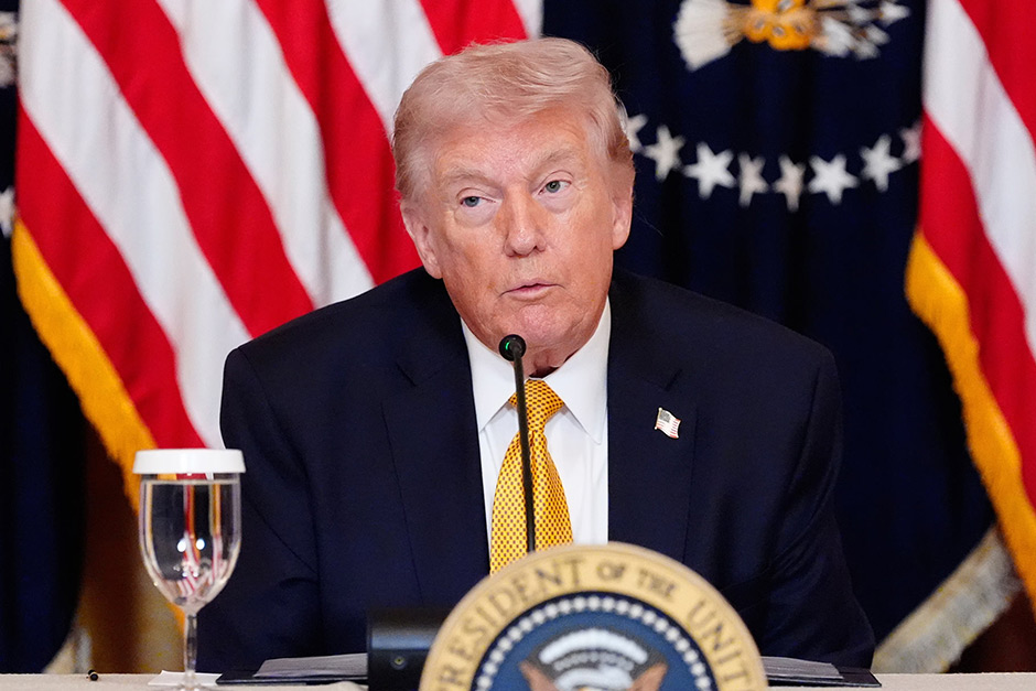 Trump: US might back off Iran tensions, but other nations must guard Hormuz.