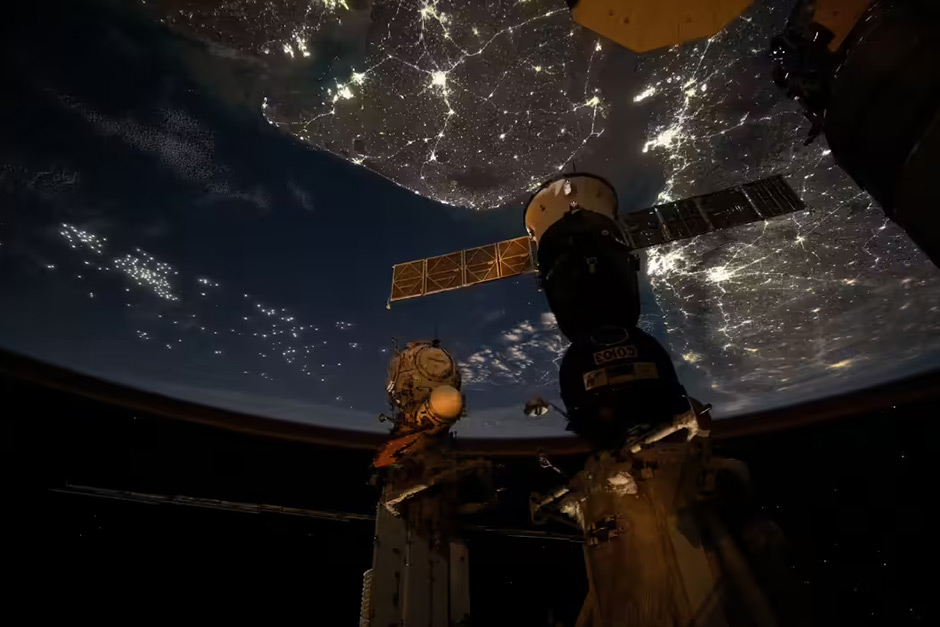 India seen from space: ISS shares stunning nighttime view over Arabian Sea and Himalayas