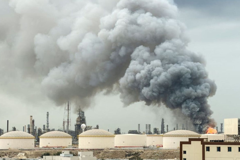 Oil prices jump again after strikes hit a vital Iranian gas field.