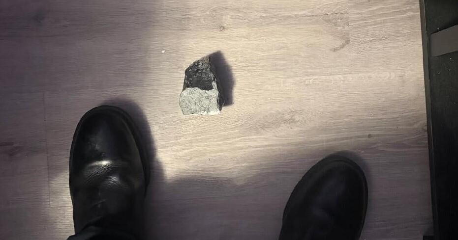 Houston home hit by suspected meteorite.