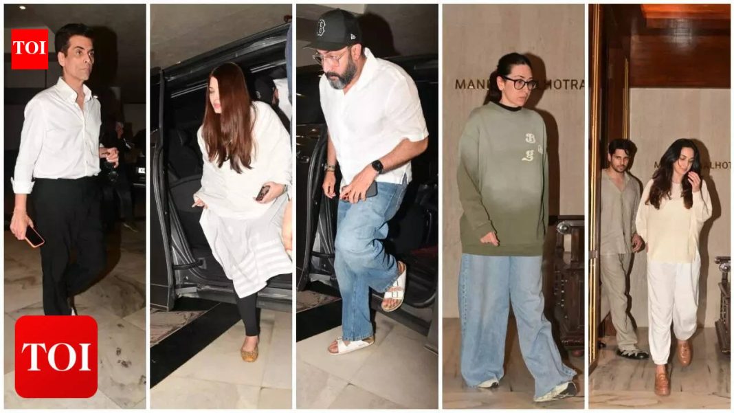 Manish Malhotra’s mother Garima Malhotra passes away: Karan Johar, Aishwarya-Abhishek, Kiara Advani-Sidharth offer condolences