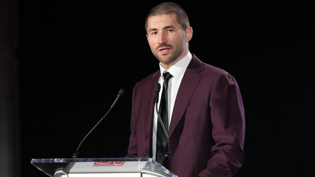 JC Tretter won't have an introductory press conference.