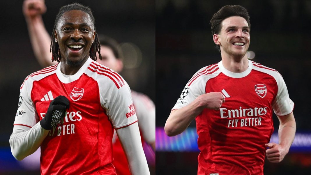 Arsenal player ratings vs Bayer Leverkusen: Eberechi Eze, that is special! Scorching strike and Declan Rice beauty secure Champions League quarter-final spot for quadruple chasers