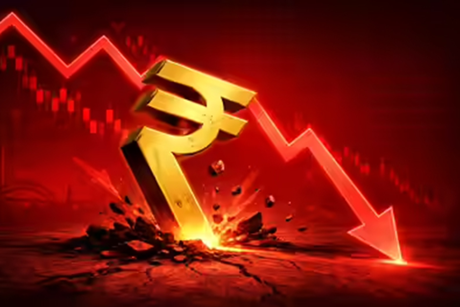 Rupee hits record low: Currency tumbles to 93.94 against US dollar amid Middle East tensions