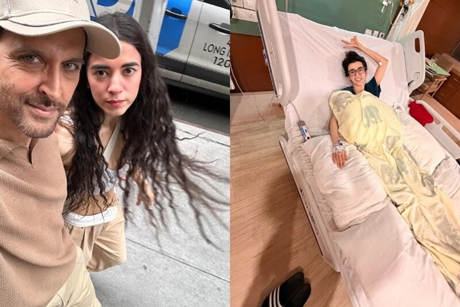 Saba Azad hospitalised due to Cyclospora cayetanensis; Hritik Roshan keeps her spirits up: ‘Lost 4 kg, worst 14 days’
