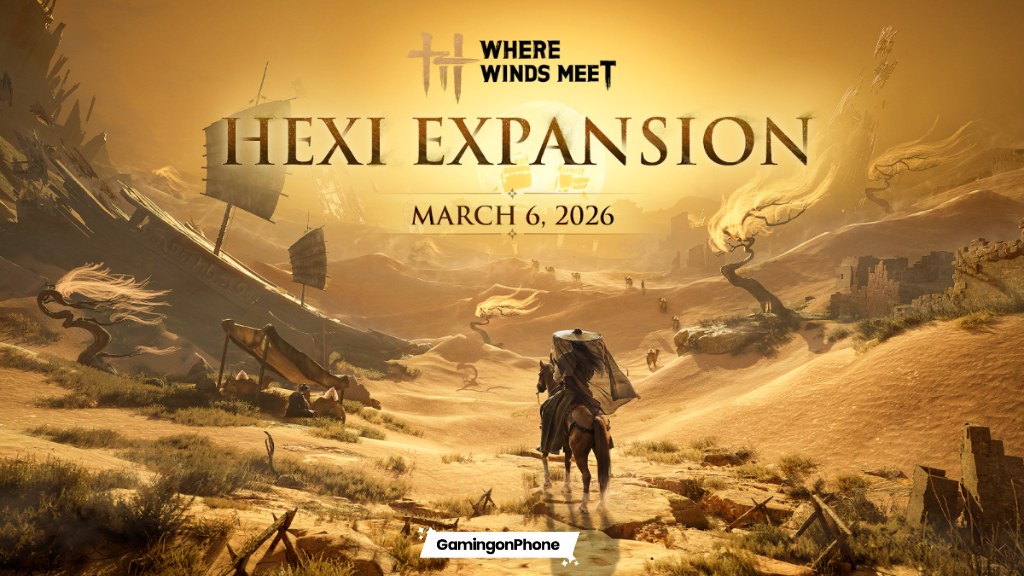 Where Winds Meet Hexi Expansion brings Jade Gate Pass, new bosses, martial arts, desert exploration, and more on 6 March Where Winds Meet Hexi Expansion brings Jade Gate Pass, new bosses, martial arts, desert exploration, and more on 6 March