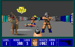 It's 2026, and someone's playing Wolfenstein 3D with one hand.