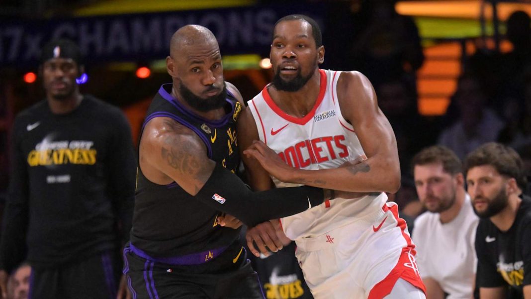 NBA Playoffs: Kevin Durant and LeBron James are on fire in Lakers-Rockets Game 2!