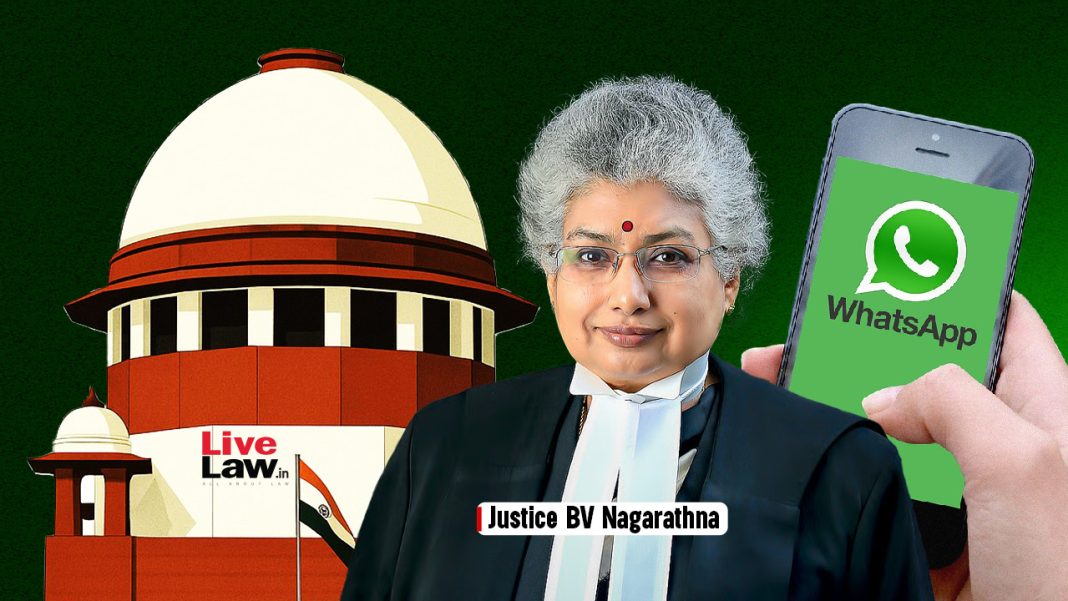 Can't Take Information From 'WhatsApp University': Justice Nagarathna