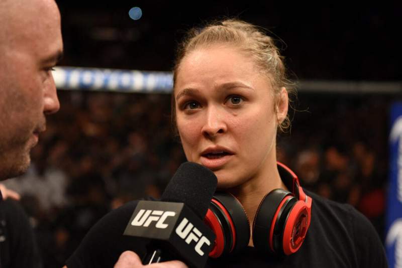 Kayla Harrison calls Ronda Rousey 'irrelevant' while talking about her comeback from injury.
