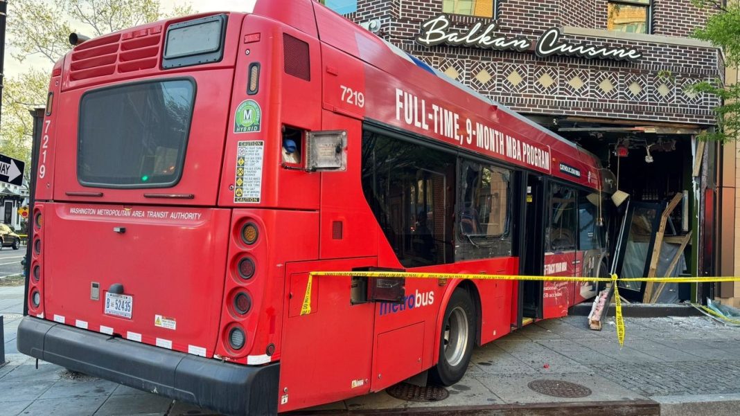 DC Diner Disaster: Metro Bus Plows In, Injuring Three DC Diner Disaster: Metro Bus Plows In, Injuring Three