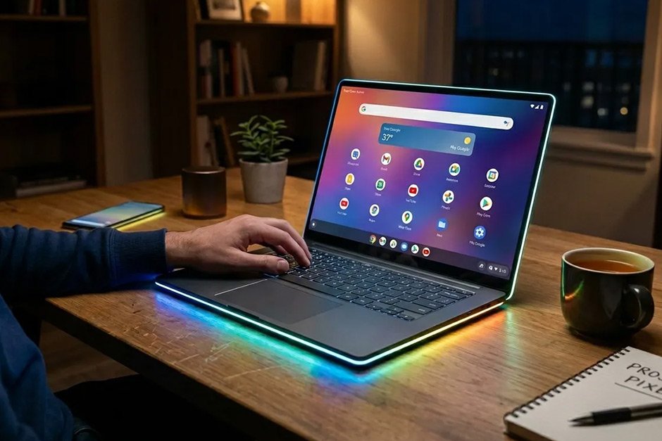 Google’s building a Pixel ‘laptop’ and ‘Pixel Glow’ lights, with the lights also coming to phones.