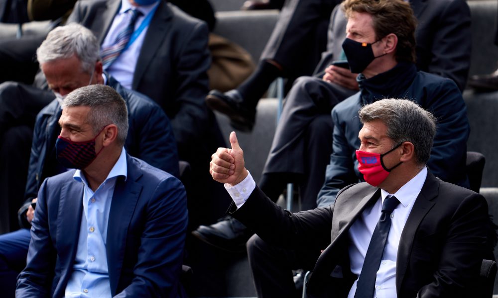 Image: Laporta’s reaction after Real Madrid drop points to hand Barcelona title boost