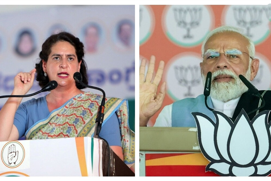 ‘Infiltrator’ vs ‘mafia rule’: PM Modi, Priyanka Gandhi exchange barbs as Assam contest heats up ‘Infiltrator’ vs ‘mafia rule’: PM Modi, Priyanka Gandhi exchange barbs as Assam contest heats up