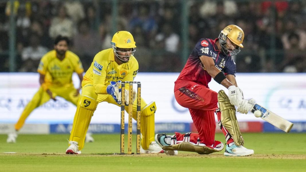 RCB vs CSK LIVE Score, IPL 2026: Royal Challengers Bengaluru 244/3; Patidar, David explode in death overs RCB vs CSK LIVE Score, IPL 2026: Royal Challengers Bengaluru 244/3; Patidar, David explode in death overs