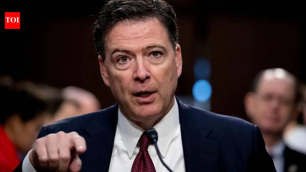 FBI chief James Comey surrenders in 'threat' case against Donald Trump; what was '86 47' post?