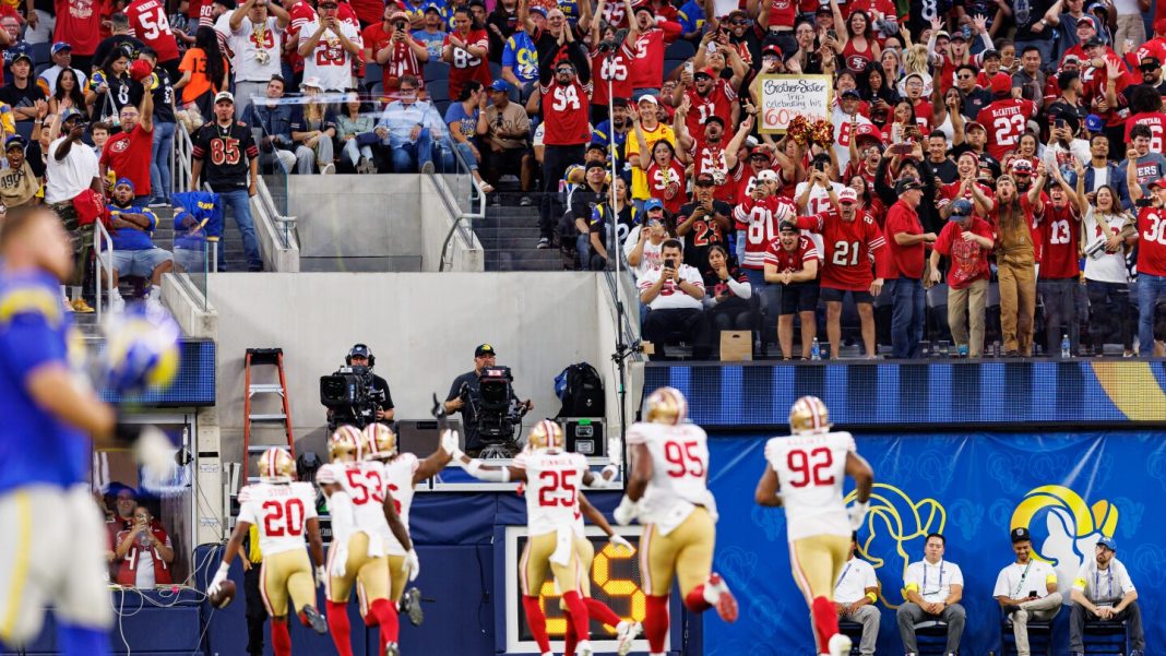 Kyle Shanahan says the Rams wanted to play their home game against the 49ers in Australia.