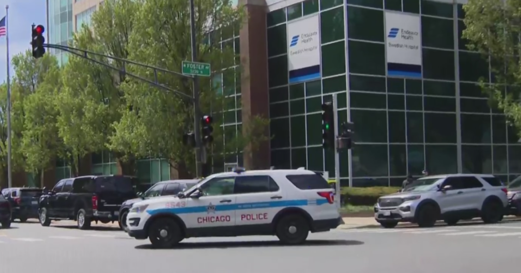 A Chicago police officer was killed and another wounded in a shooting at Swedish Hospital on the North Side.