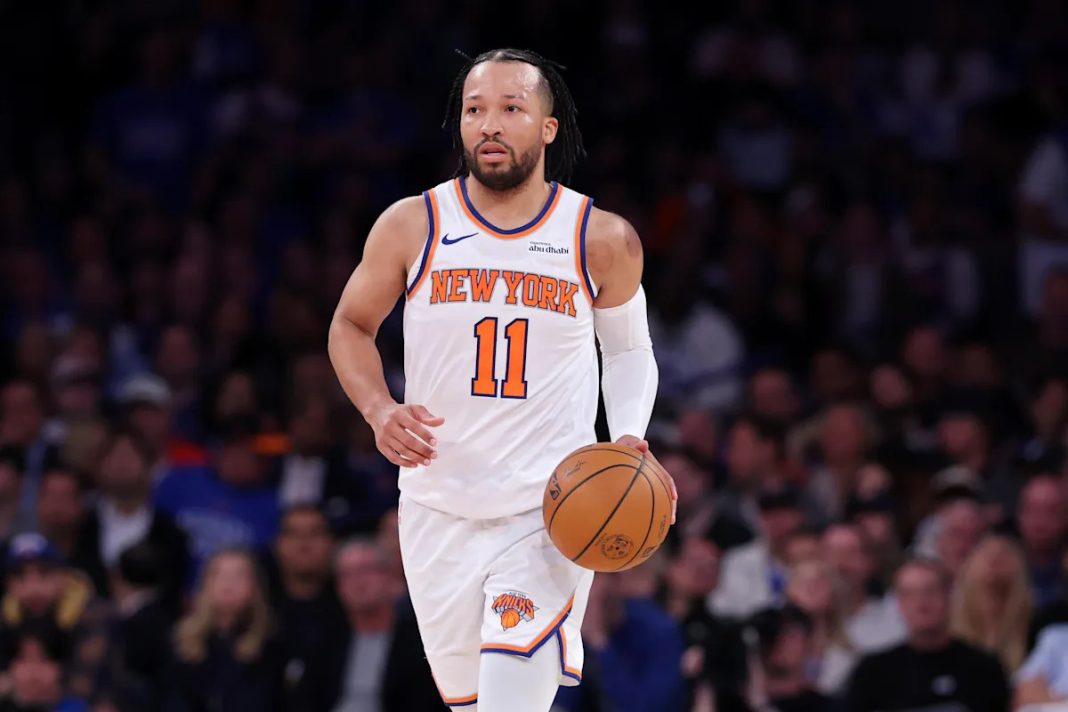 Jalen Brunson lit up the 76ers as the Knicks started their playoff run with a dominant Game 1 blowout.