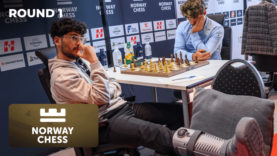 Norway Chess 2026 R1: Firouzja Stuns Carlsen, Gukesh Escapes Norway Chess 2026 R1: Firouzja Stuns Carlsen, Gukesh Escapes